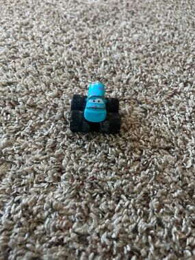 Disney Teal Monster Truck Toy with Black Wheels